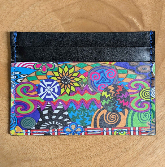 "Krunk Canvas" Leather Card Wallet