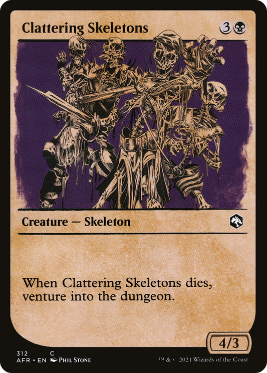 Clattering Skeletons