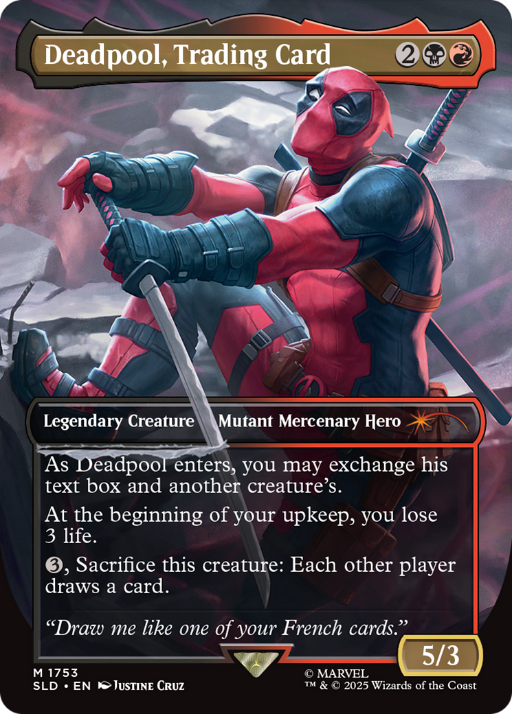 Deadpool, Trading Card