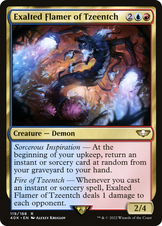 Exalted Flamer of Tzeentch