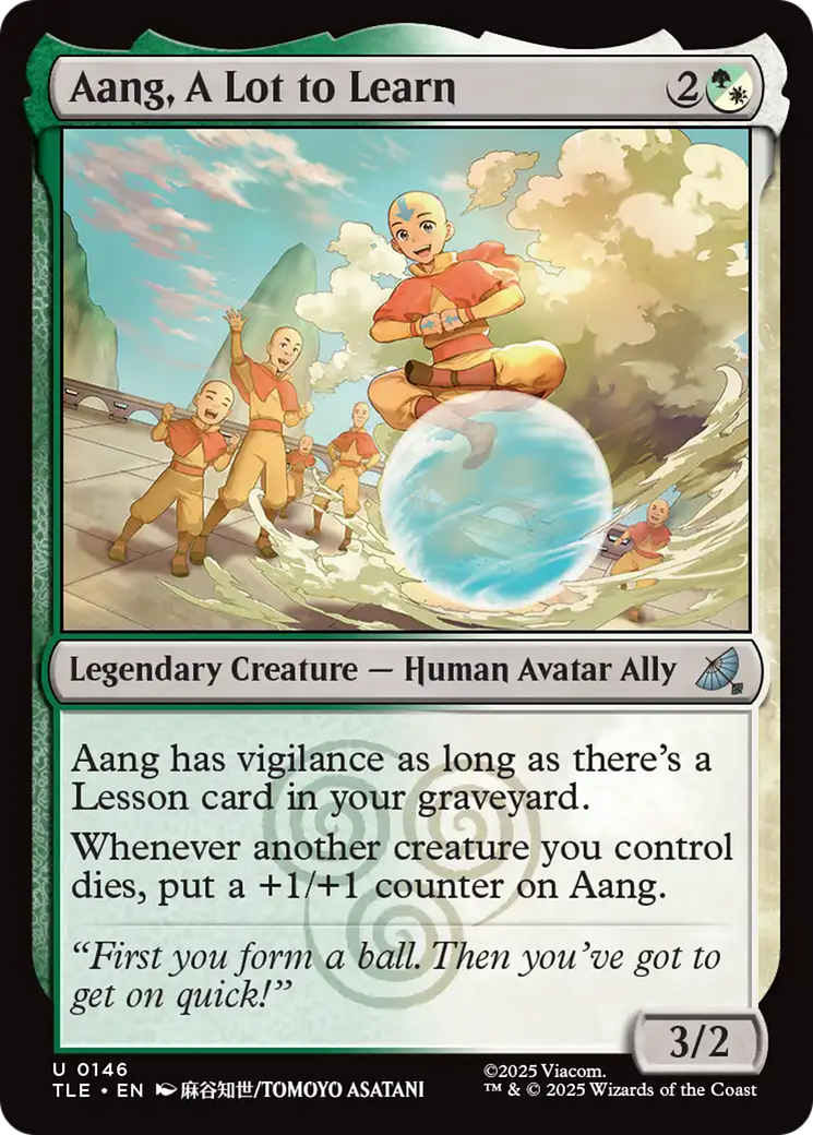 Aang, A Lot to Learn