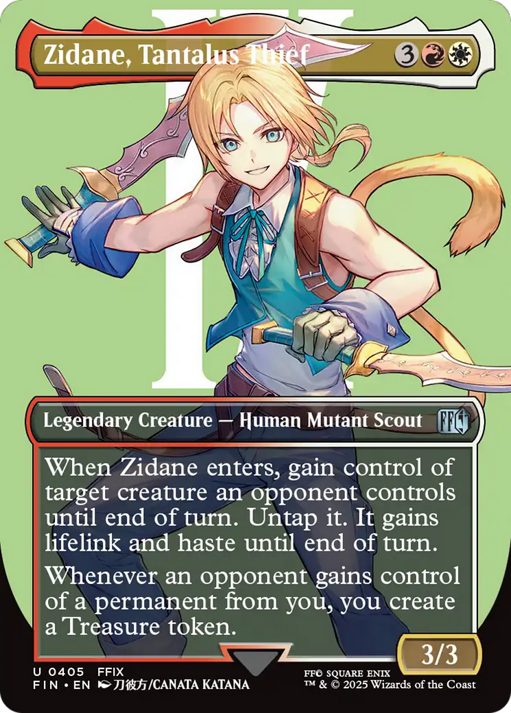 Zidane, Tantalus Thief