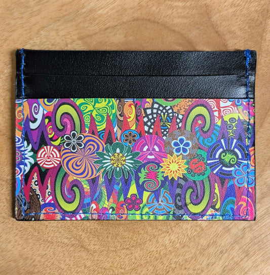 "Krunk Canvas" Leather Card Wallet