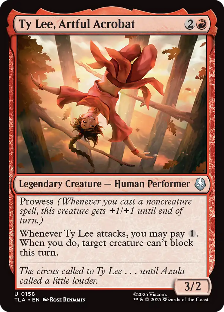 Ty Lee, Artful Acrobat