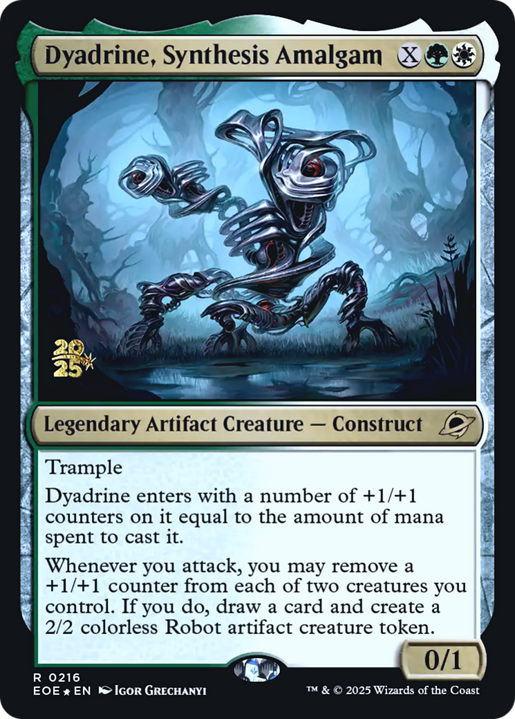 Dyadrine, Synthesis Amalgam