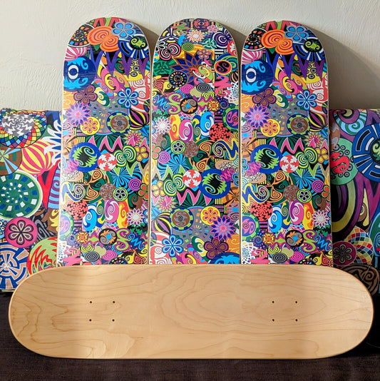 Limited-Edition "Krunk Canvas" Skateboard Decks